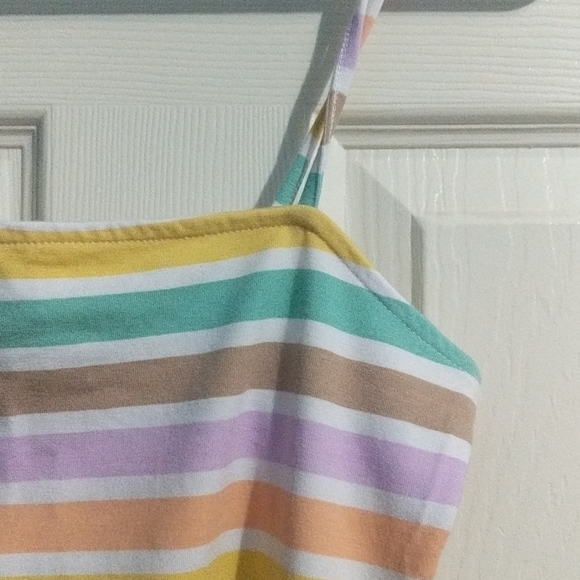 SALE [4/15$] STRIPE CROP TANK TOP - Picture 2 of 3